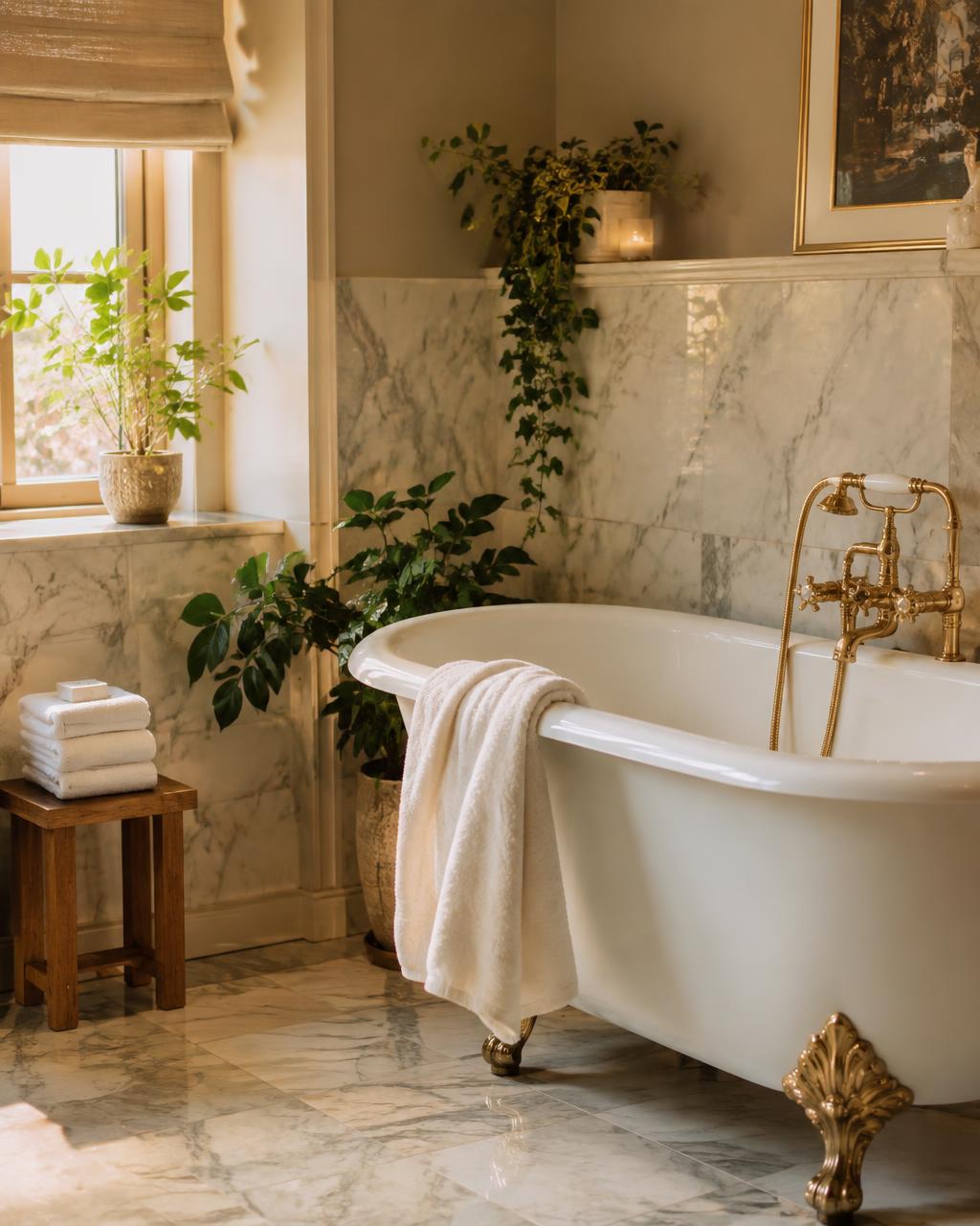 Spa-like bathrooms